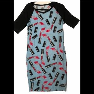Lularoe Reglan Julia Lipstick 💄 dress M 🦄